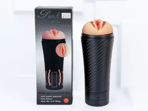 Âm Đạo Giả Đèn Pin Pink Pussy Có Rung