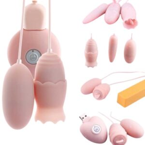 Trứng Rung Tình Yêu Trái Tim 3 Đầu Liếm Rung Cực Mạnh