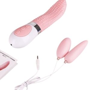 Lưỡi Liếm Massage Âm Đạo Kèm 2 Trứng Rung Siêu Kích Thích