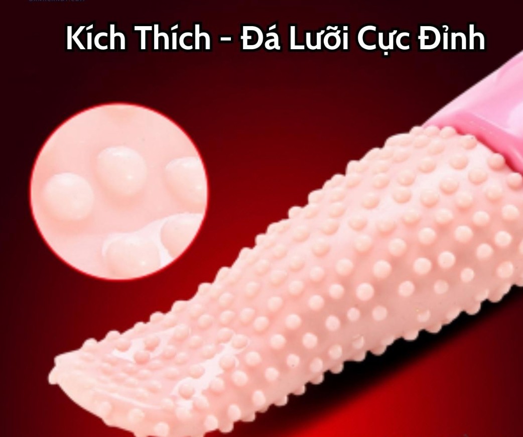 Lưỡi rung liếm massa âm đạo kèm 2 trứng rung siêu kích thích 7