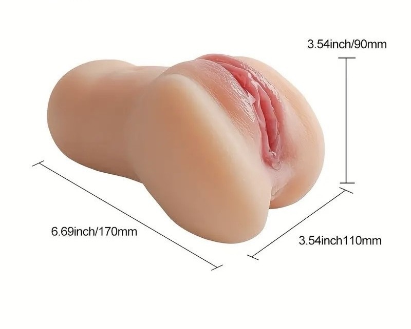 Âm đạo giả silicon cầm tay 13