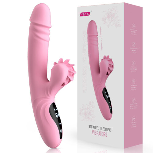 Dương Vật Yeain Vibrators Rung, Thụt, Tỏa Nhiệt, Lưỡi Liếm Đa Năng