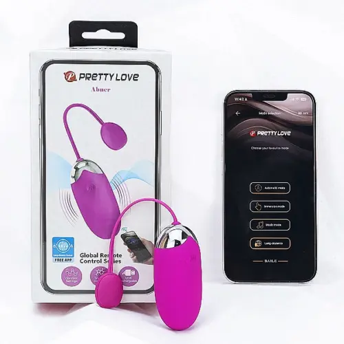 Trứng Rung Abner 12 Chế Độ Rung Điều Khiển App