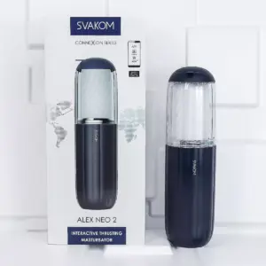 Âm Đạo Giả Cao Cấp Svakom Alex Neo 2 Rung Thụt Điều Khiển Qua Điện Thoại