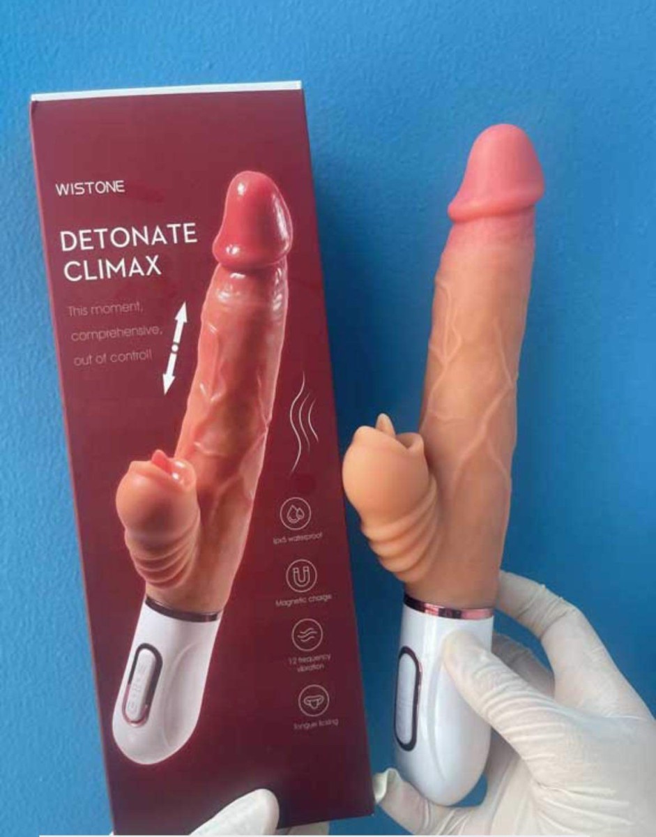 Dương vật giả Detonate Climax Rung Thụt Liếm phát nhiệt cực sướng 5