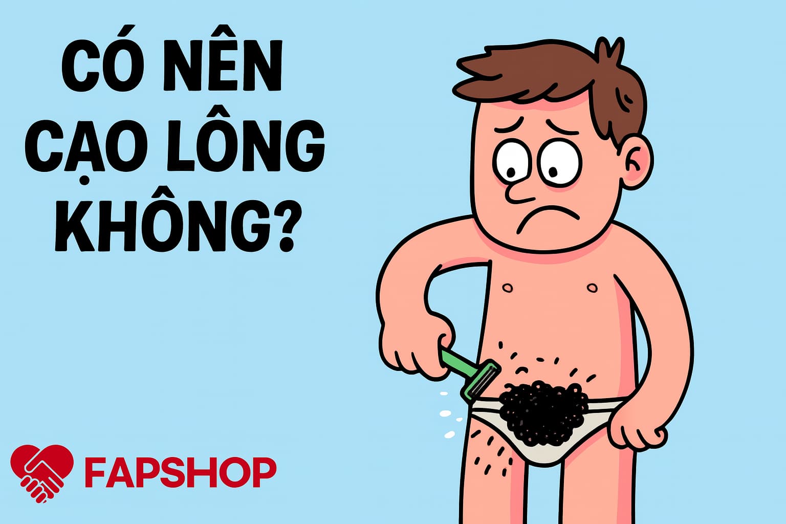 cạo lông vùng kín