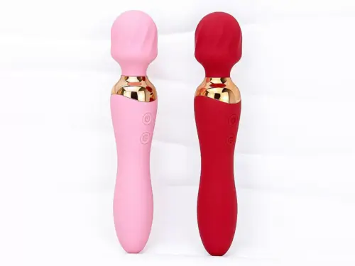 Máy Massage Rung Hai Đầu Kèm Tỏa Nhiệt Kích Thích Cực Khoái