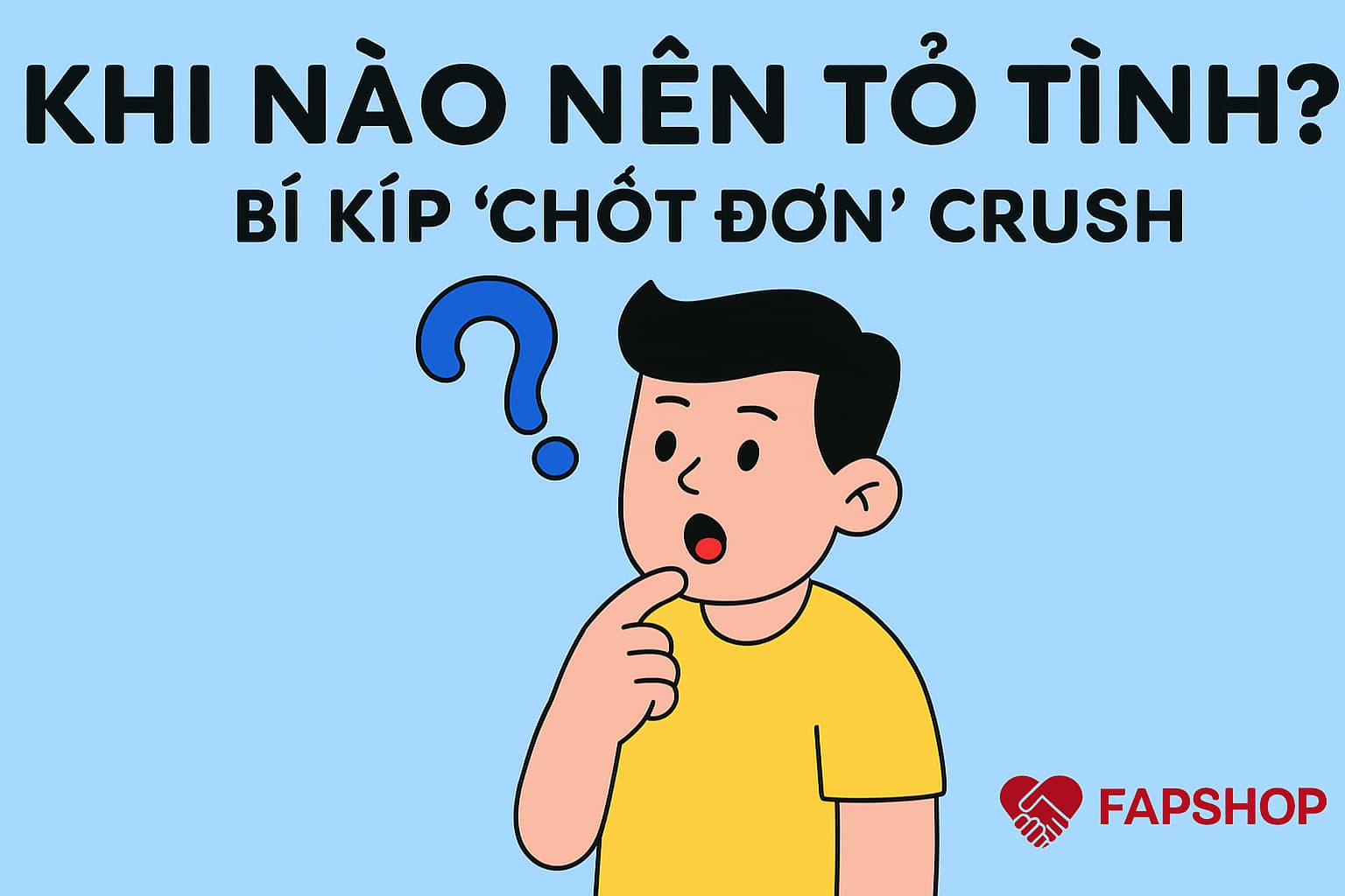 khi nào nên tỏ tình