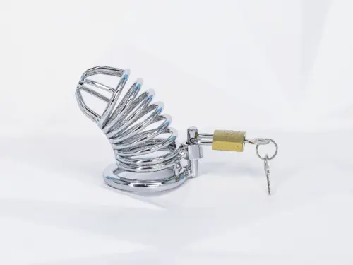 Đồ Chơi Khóa Dương Vật Inox Cực Kích Thích