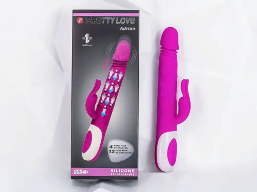 Prettylove Adrian Dương Vật Giả Rung Thụt Bi Lăn Mạnh Mẽ