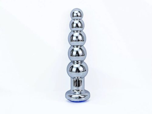 Phích Cắm Hậu Môn Inox 5 Tầng Đế Pha Lê