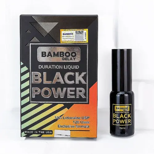 Chai Xịt Kéo Dài Thời Gian Bamboo Black Power 15ml
