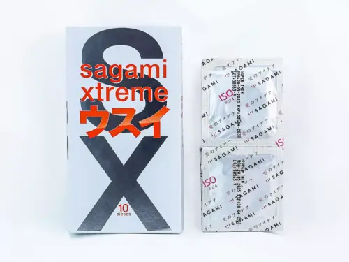 Bao Cao Su Sagami Xtreme Siêu Mỏng Hộp 10 Chiếc