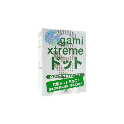 Bao Cao Su Sagami Xtreme White – Gân Gai Siêu Mỏng Hộp 3 Chiếc